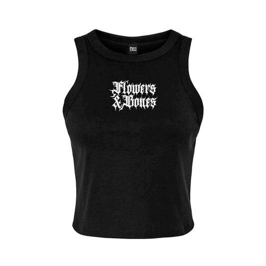 LOGO CROP TOP - BLACK