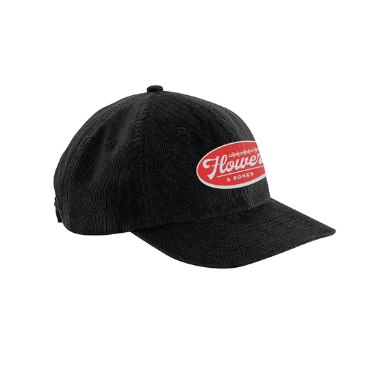 CORD TRUCKER CAP - BLACK