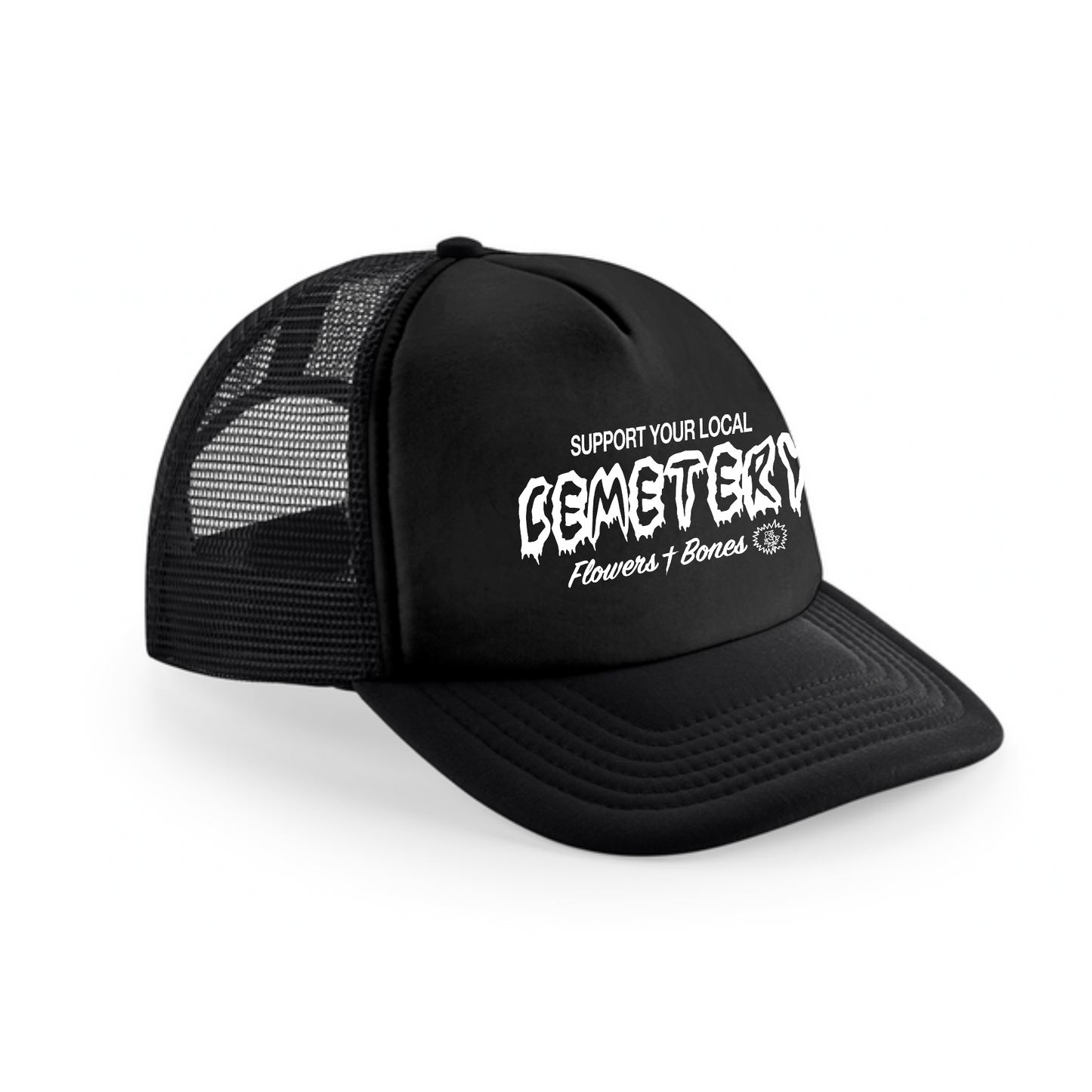 CEMETERY TRUCKER CAP