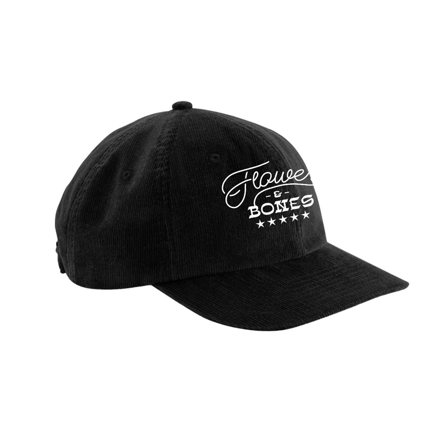 COWBOY CORD CAP - BLACK